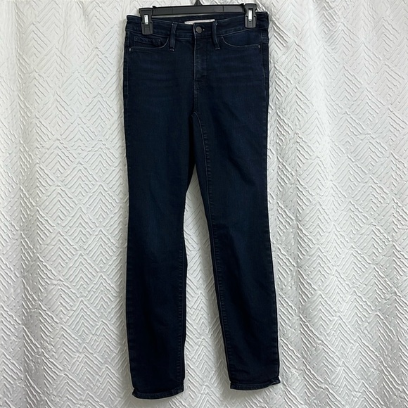 Athleta Sculptek Dark Wash Skinny Jeans Size 4 - Picture 1 of 5